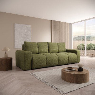 Sofa DUCA – Jersey-Stoff – Farbe: Grün