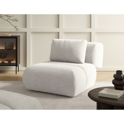 Masseno Polstersessel ATOMO Moderner Loungesessel ergonomisch Sessel Wohnzimmersessel, Chenille Beige