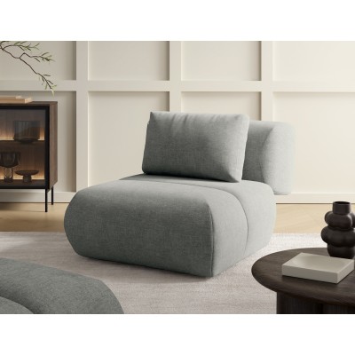 Masseno Polstersessel ATOMO Moderner Loungesessel ergonomisch Sessel Wohnzimmersessel, Chenille Grau