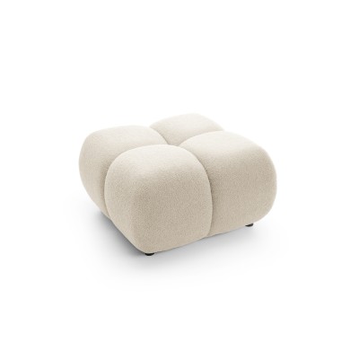 Sitzhocker CORSO – Boucle-Stoff – Farbe: Beige