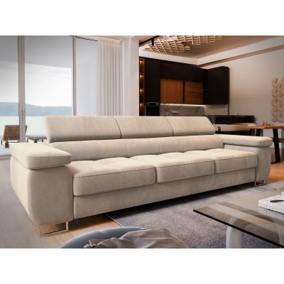 MOSINE Sofa, Velours gepolstert - Monolith 04 beige