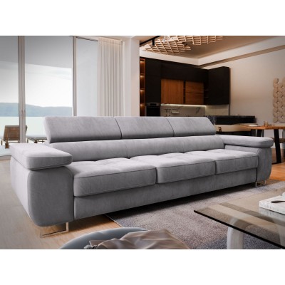 MOSINE Sofa, gepolstert Cord - Monolith 84 hellgrau